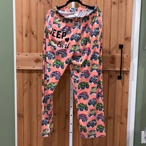 NWT.  Brief Insanity JEEP GIRL lounge pants XL